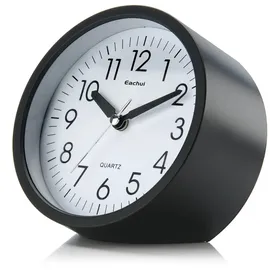 Eachui Wecker Analog schwarz