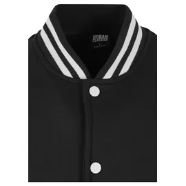 URBAN CLASSICS 2-tone College Sweat Basic Jacke Black / White S