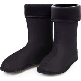 Ladeheid Gummistiefel Kinder federleichte und wasserdichte Eva Thermo Regenstiefel Gummistiefel gefüttert KL050 (Schwarz, 33 Eu) - 33