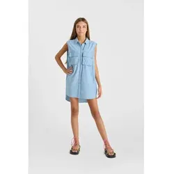 Le Temps des Cerises  Kleider Kleid ausgestellt, a-linie ELISAGI  in Blau, EU S