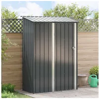 vidaXL Gartenhütten 140,5 x 74 x 200 cm Anthrazit/Metall