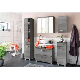 WELLTIME Waschbeckenunterschrank Ravenna 59 x 70 x 35 cm Grau