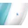 BESTWAY 2-Personen-Schwimmring Cool ComfortTM mit Rückenlehne 188 x 117 cm - Blau