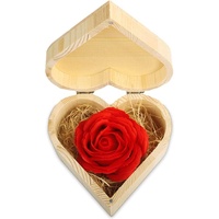 Mikamax Red Soap Rose Heart Box