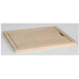 Buri Schneidebrett aus unbehandeltem Birkenholz 40 x 30 cm Braun