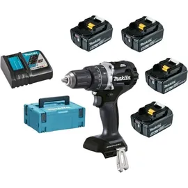 Makita DHP484T4JB inkl. 4 x 5,0 Ah + Ladegerät +  Makpac