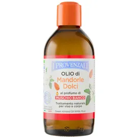I PROVENZALI | Süßmandelöl mit dem Duft von weißem Moschus, 200 ml