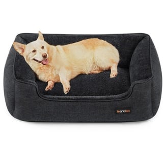 Songmics Hundebett, für mittelgroße Hunde, 90 x 75 x 25 cm,