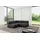 altdecor Modulares Sofa Ecksofa in L-Form - Samaro-L1 - 190x190x70 cm Schwarz universal, links/rechts Corner modular Sofa Eckcouch Couch Wohnlandsc... - Schwarz