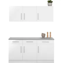 WIHO KÜCHEN Küchenzeile Cali 160 cm weiß