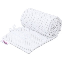 babybay Nestchen Stoff Weiß, Grau Weiss /