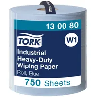 TORK Putztuchrolle Advanced 440 3-lagig blau, 750 Blätter, 1 Rolle