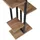 [en.casa] Pflanzregal Somero 150 x 34 x 21 cm Schwarz/Walnuss-Optik