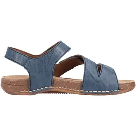 Rieker Damen Sandalen für Damen, blau, 39 EU