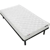Lattenrost + Matratze 90 x 190 cm mit 19 cm dickem Memory-Schaum - ORTHOMEMORY II von YSMÉE