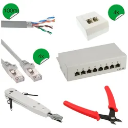 InLine Cat.5e Netzwerk Installations Kit