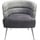 Kare DESIGN Sessel Sandwich 84779 Stoff Grau