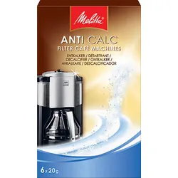 Melitta MEL ENTKALKER FKM 6x20G