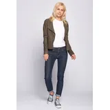 Maze Lederjacke Linden braun | grau L