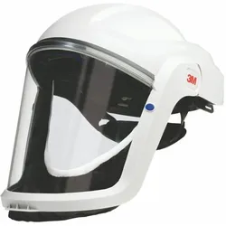 3M Versaflo Schutzhelm M206 mit Komfort-Gesichtsabdichtung und Polycarbonat Visier, klar