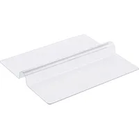 Kunststoff-tischdecke, 137,2 X 137,2 Cm, 2,0 Mm Dicker Transparenter Tischschutz, Quadratische Pvc-schreibtischunterlage, Wasserdichte Und Leicht Zu Reinigende Schreibtischunterlage - Mophorn