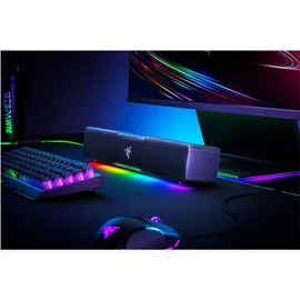Razer Leviathan V2 X - PC-Gaming-Soundbar (mit Full-Range-Treibern, Kompaktes Format, Stromversorgung und Audio per USB Typ C, Bluetooth 5.0, Chroma RGB) Schwarz