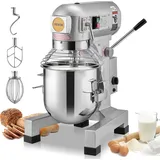Vevor Küchenmaschine Standmixer 550W Knetmaschine 10 L Teigmixer Mixer
