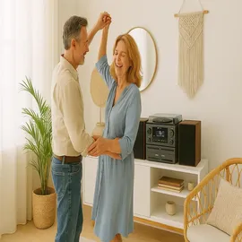 Soundmaster MCD5600BR DAB+, FM, PLL, UKW, Bluetooth USB, 2 x 5W braun