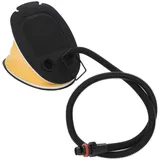 vidaXL Fußpumpe 21x29,5 cm PP und PE Grau und Gelb
