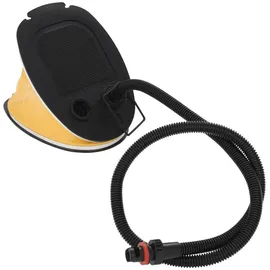 vidaXL Fußpumpe 21x29,5 cm PP und PE Grau und Gelb