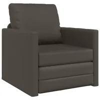 Maison Exclusive - Schlafsofa 60cm Grau Kunstleder