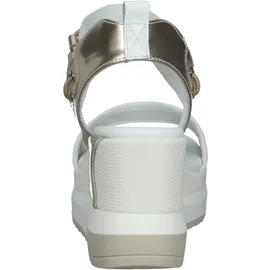 Nero Giardini Keilsandaletten Herren Beige/Gold/Weiß 41