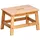 Zeller Schemel Bambus 25 x 25 x 38,5 cm Braun