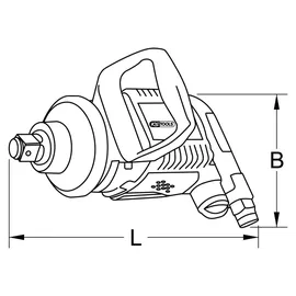 KS Tools Schlagschrauber superMONSTER 1" 515.3270