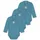 normani Outdoor Sports 3er Pack Merino Baby-Body in Blau | Gr.: 86