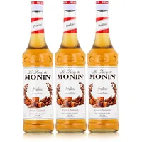 Monin Sirup Praline - Kaffeesirup Cocktailsirup (3er Pack)