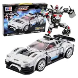 Wisam Konstruktionssteine Rennwagen Roboter 320-tlg.