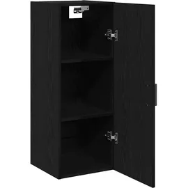 vidaXL Wandschrank Schwarze Eiche 34,5 x 34 x 90 cm Holzwerkstoff