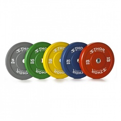 Thor Fitness Farbig Stoßstangen-Gewichtsscheiben 10kg / 50mm (1 Stck)