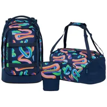 Satch PACK 3-tlg. Blau/Rosa/Grün