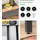 Dehner Montpellier Gartentisch 90 x 90 x 74 cm Dunkelgrau/Braun