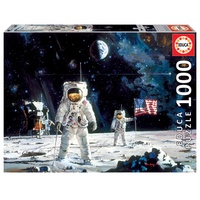 Educa Mondlandung, 1000 Teile Puzzle für Erwachsene und Kinder ab 10 Jahren, Apollo 11, Raumfahrt