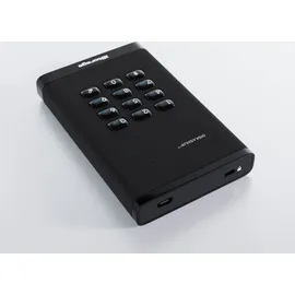 Istorage diskAshur3 1TB Black USB-C + USB-A / 2.5" / external HDD / Military Grade, AES-XTS 256-bit hardware encryption, FIPS PUB 197 / Keypad / Bootable / ...