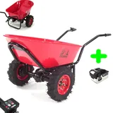 Elektrische Schubkarre 260kg 2-rad Motorschubkarre Li-ion Akku 18,5v Schubkarre Elektro Dumper 55964