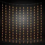 Konstsmide Lichtervorhang Außen EEK: F (A - G) 400 LED Bernstein (B x H) 2000mm x 2000mm