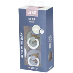Bibs Tétine Symétrique Glow - Sage/Cloud 6-18 Mois