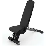 Atletica B6-Decline Hantelbank | Studio Qualität | 43 kg schwer | Negativ verstellbar | Beinablage | Material Mesh