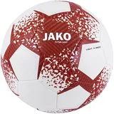 Jako Unisex Ball Futsal Light, Weiß/Weinrot/Neonorange, 4