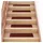 vidaXL Stufenmatten Selbstklebend 30 Stk. Rot 76x20cm Rechteckig
