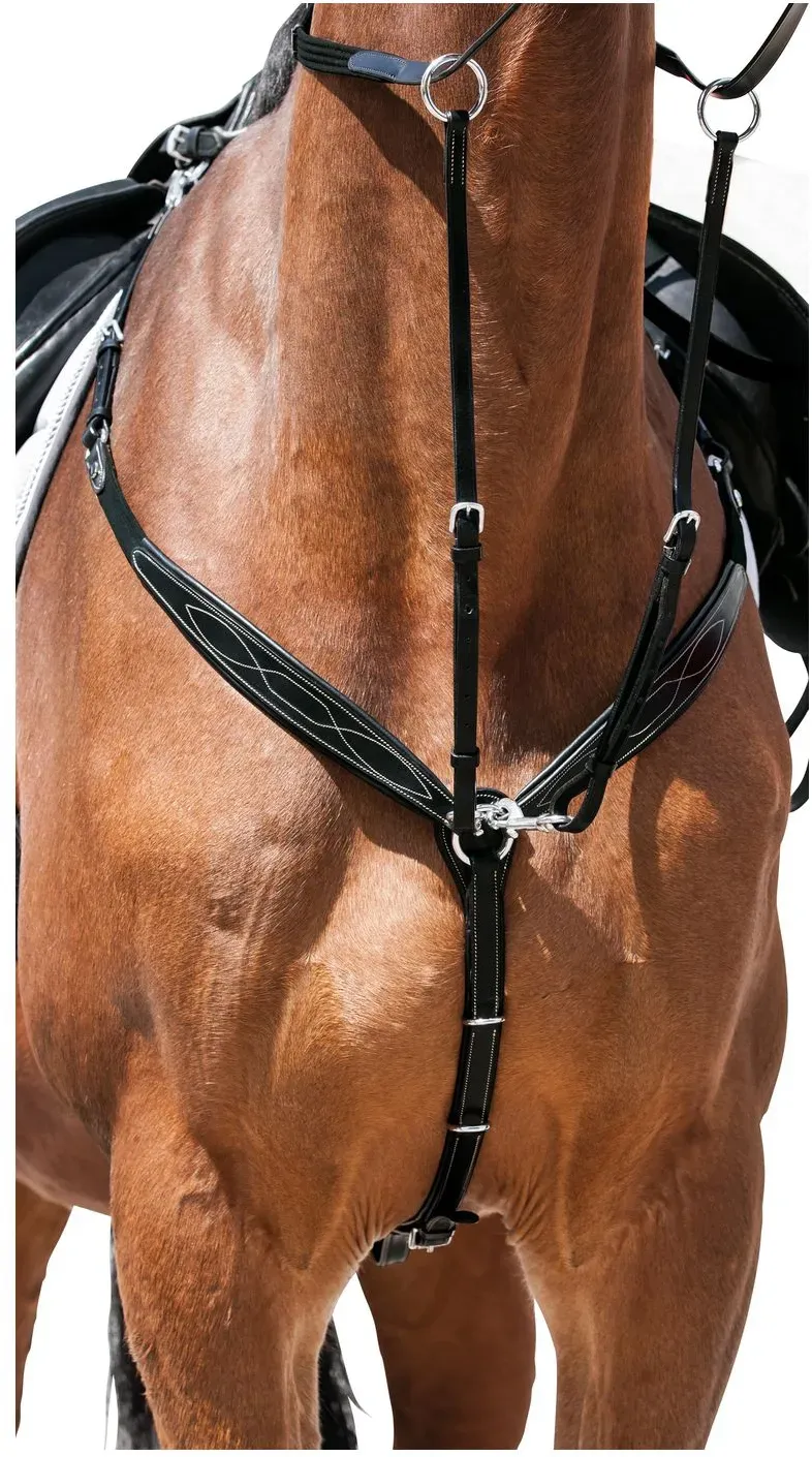Loesdau Vorderzeug Elegance schwarz Warmblut